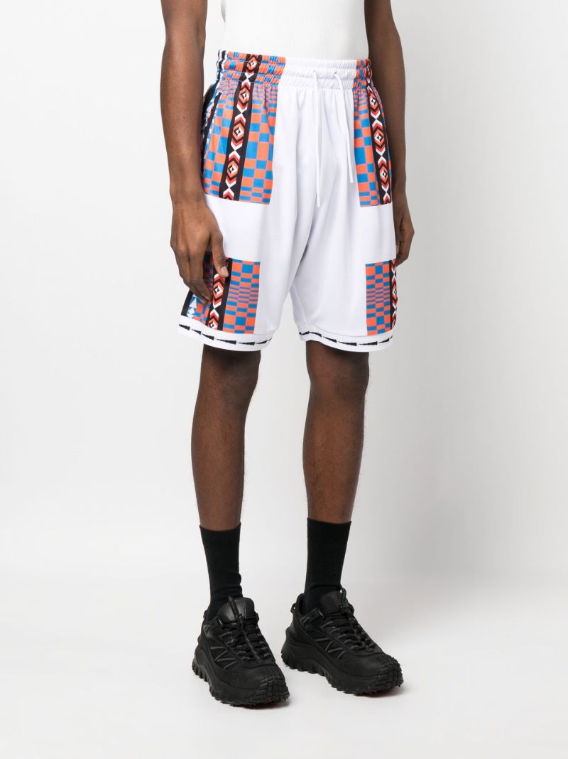 X Kappa White Track Shorts