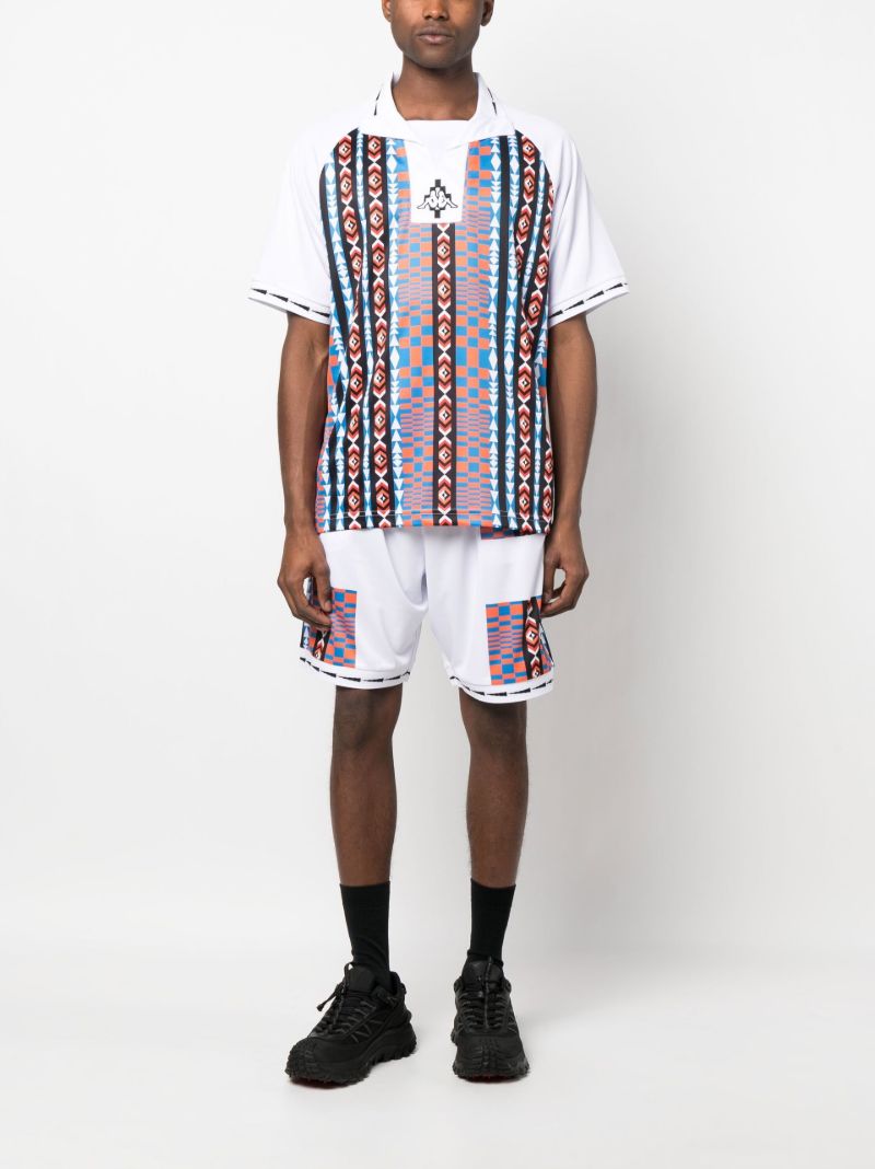 X Kappa White Track Shorts