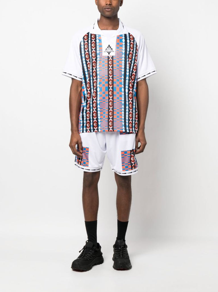 X Kappa White Track Shorts