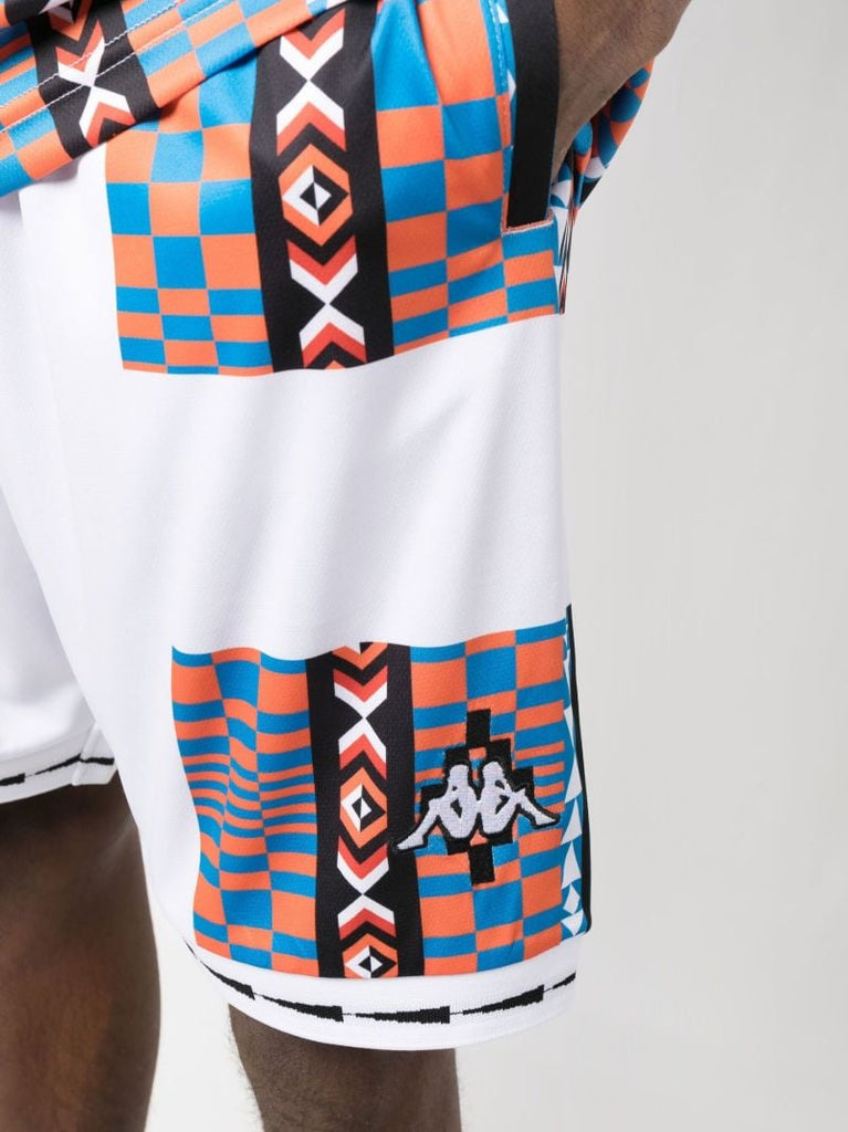 X Kappa White Track Shorts