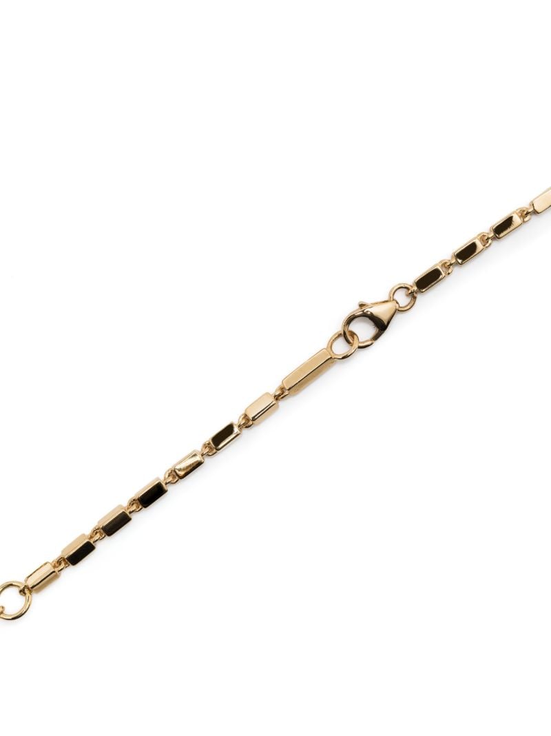 18kt Yellow Gold Block-chain Medium Baguette Necklace