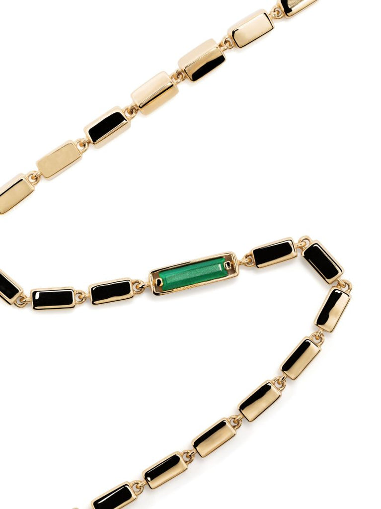 18k Yellow Gold Malachite Bracelet