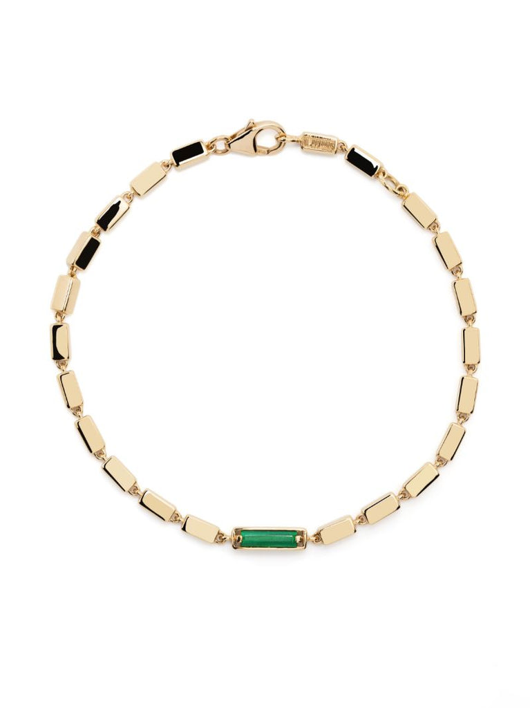 18k Yellow Gold Malachite Bracelet