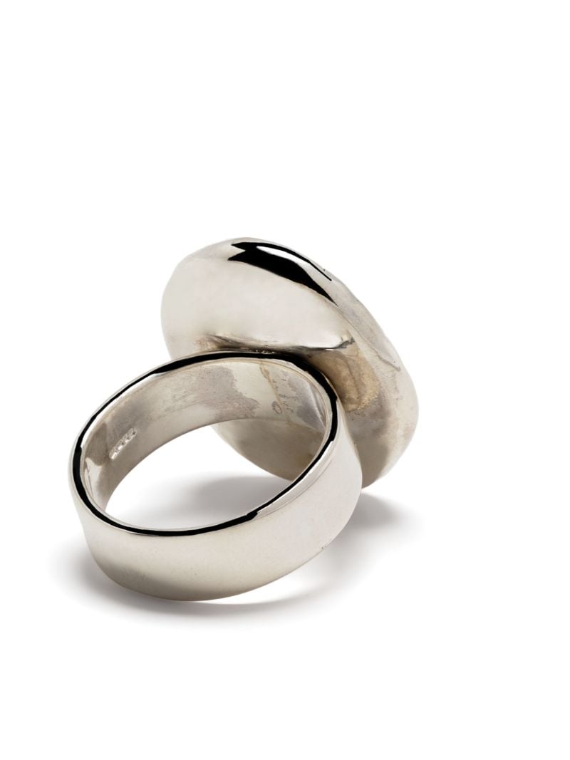 Sterling Silver Open Your Mind Talisman Ring
