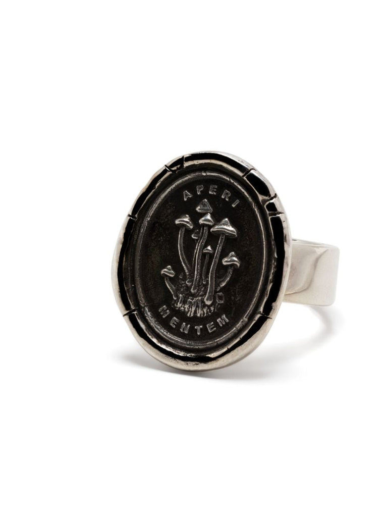 Sterling Silver Open Your Mind Talisman Ring