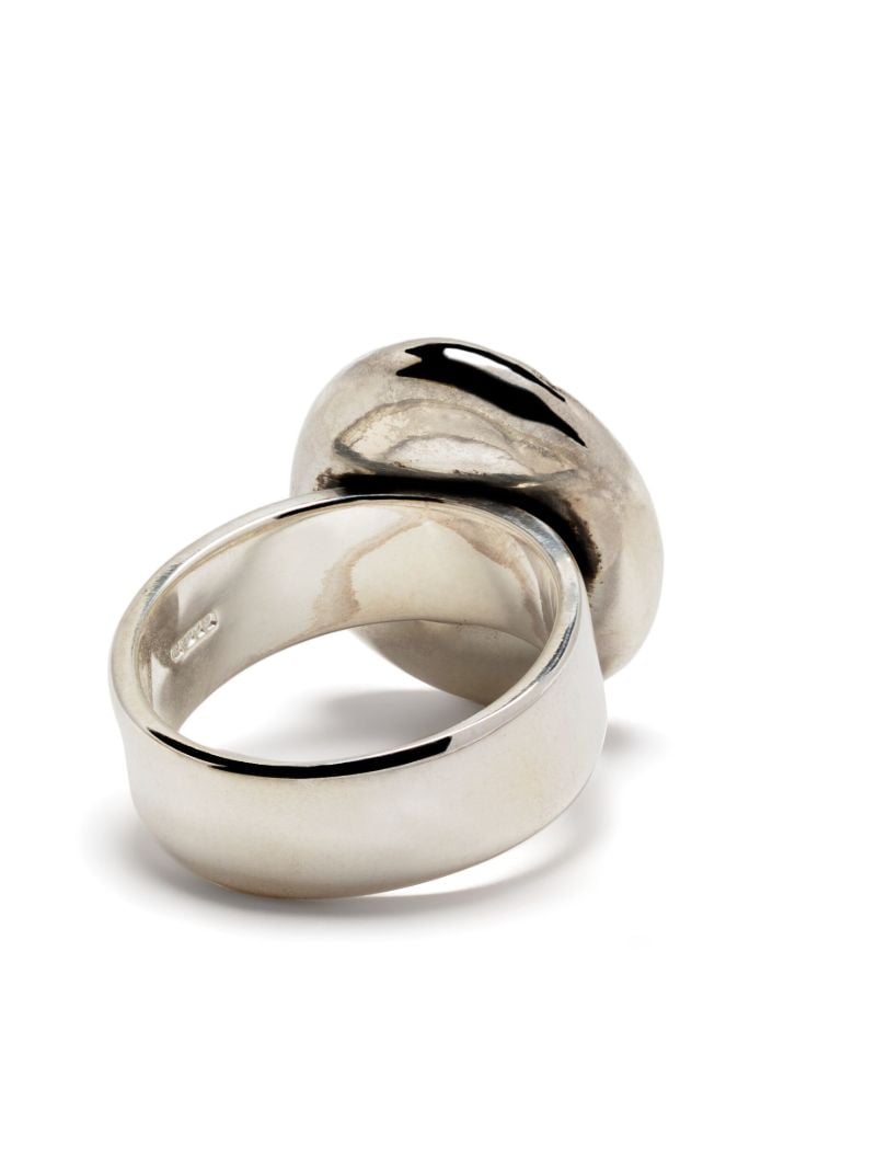 Sterling Silver Slow Down Talisman Ring