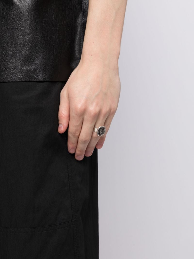 Sterling Silver Slow Down Talisman Ring