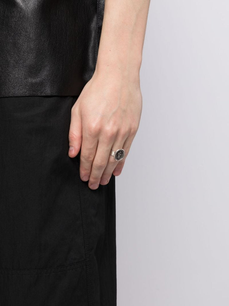 Sterling Silver Slow Down Talisman Ring