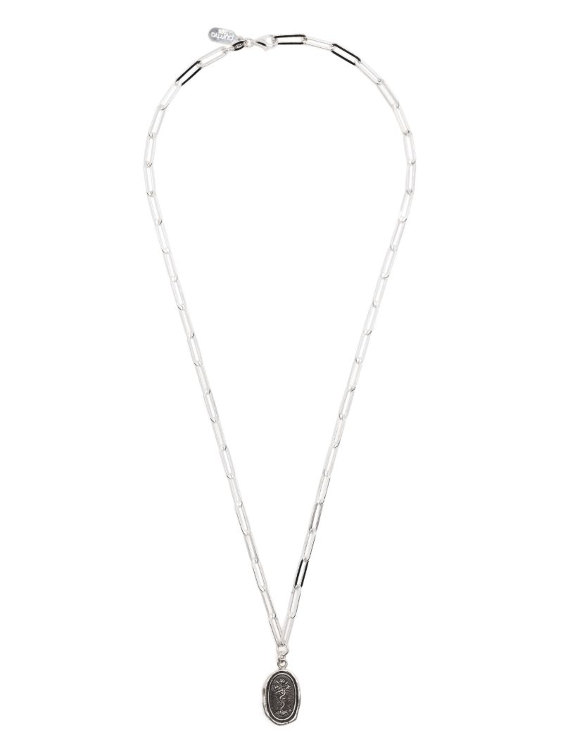 Sterling Silver Heal From Within Talisman Necklace