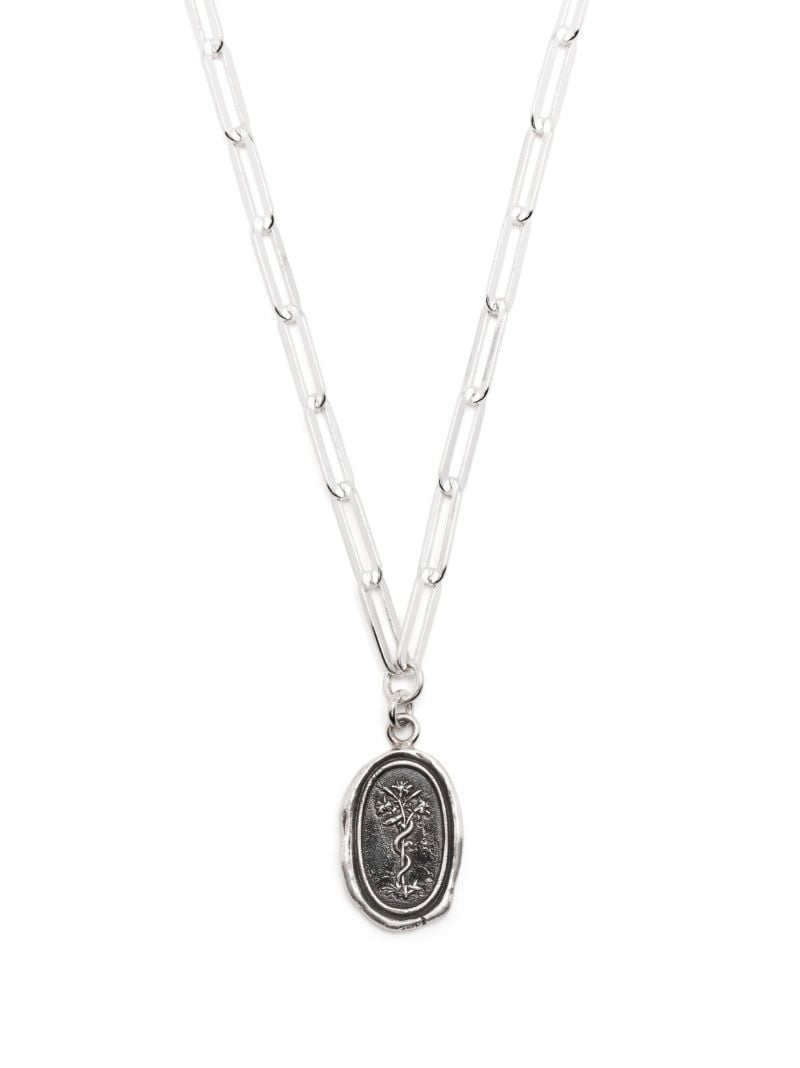 Sterling Silver Heal From Within Talisman Necklace