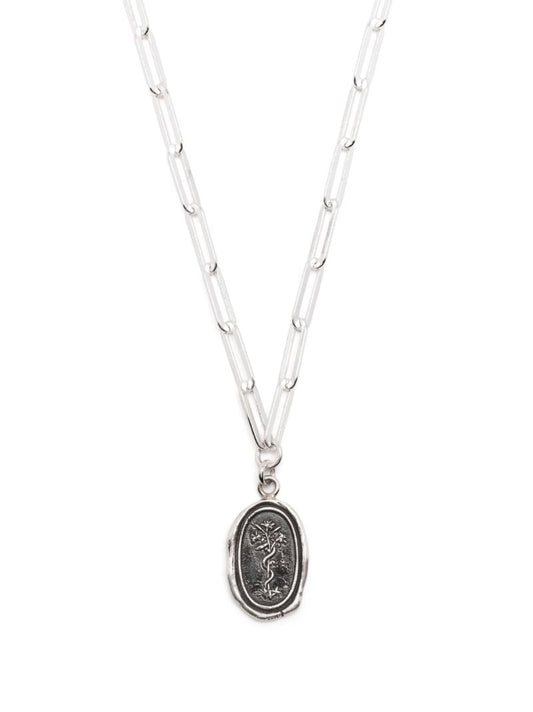Sterling Silver Heal From Within Talisman Necklace
