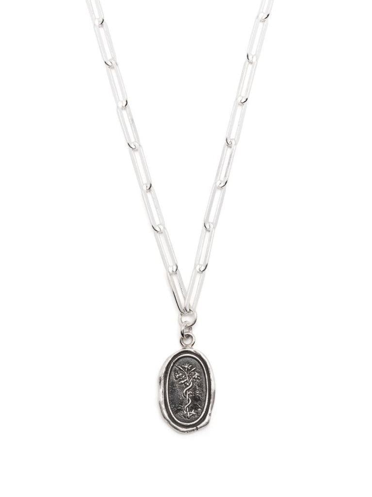 Sterling Silver Heal From Within Talisman Necklace