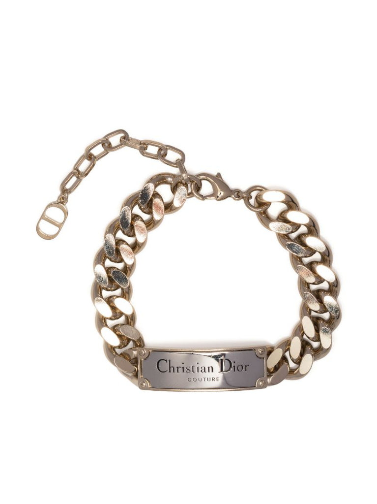 Gold-tone Curb Chain Bracelet