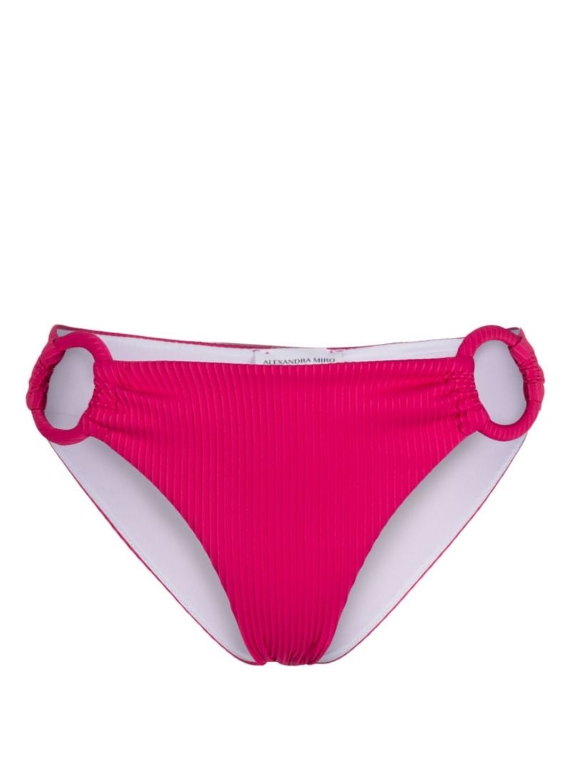 Pink Ring-embellishment PlissÃ_x0083_Â© Bikini Bottoms