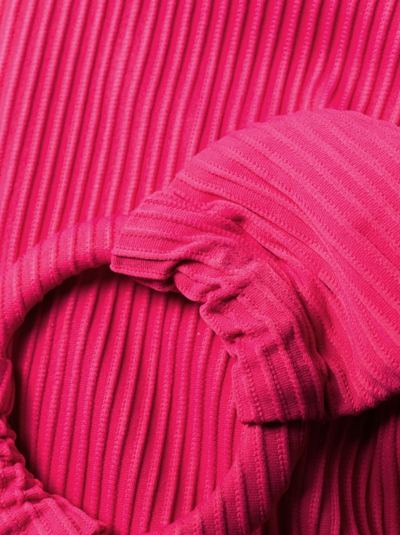 Pink Ring-embellishment PlissÃ_x0083_Â© Bikini Bottoms