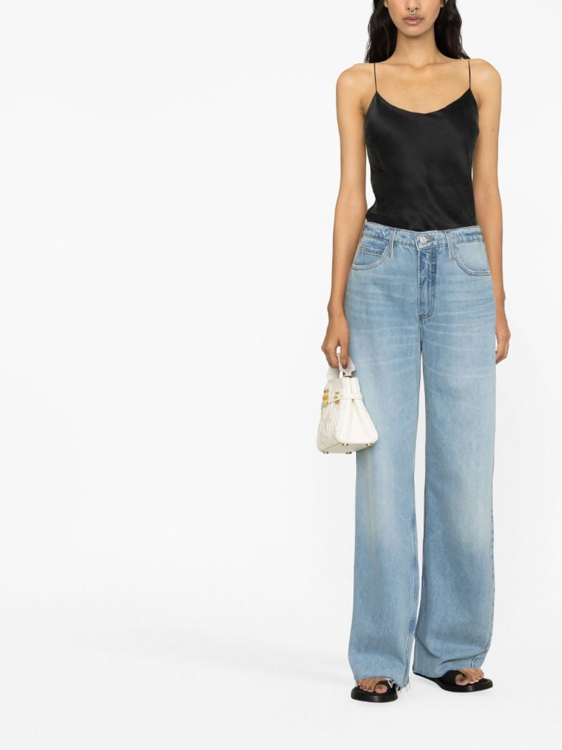 Blue Le High Cotton Jeans