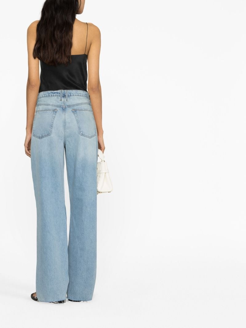 Blue Le High Cotton Jeans
