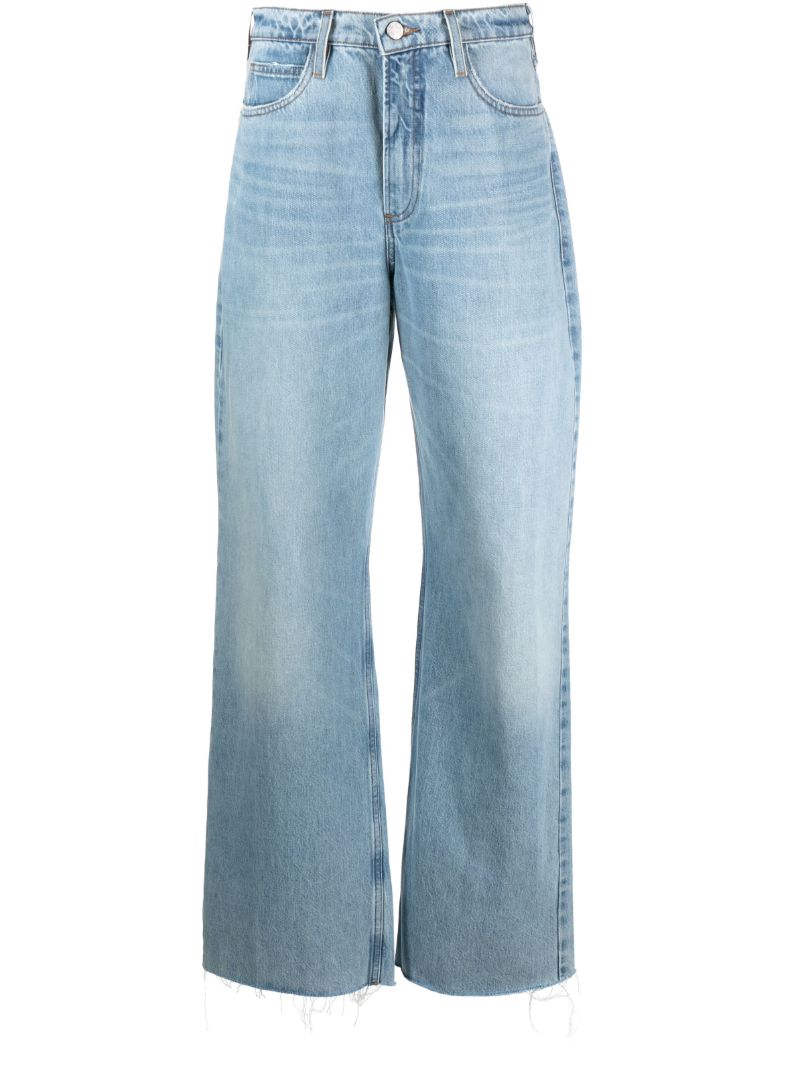 Blue Le High Cotton Jeans
