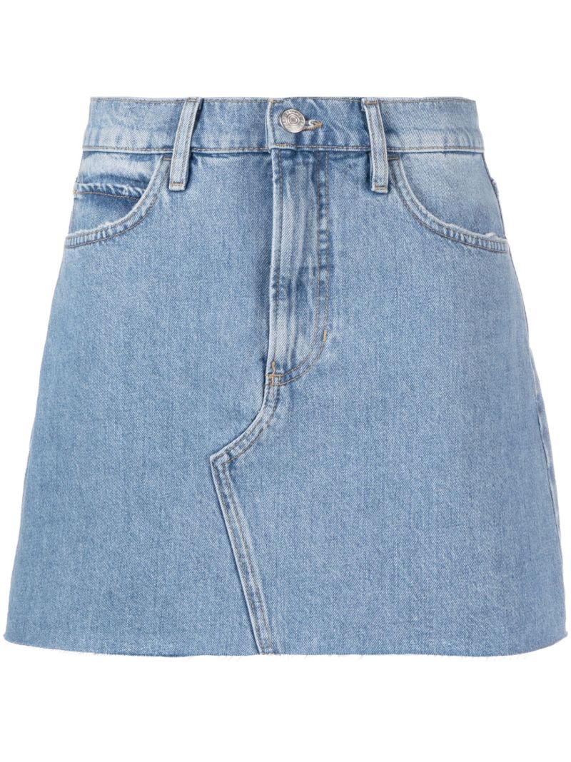 Blue Le High 'n' Tight A-line Denim Skirt