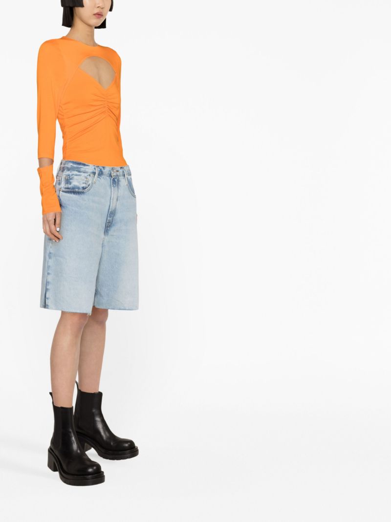 Blue Denim Shorts