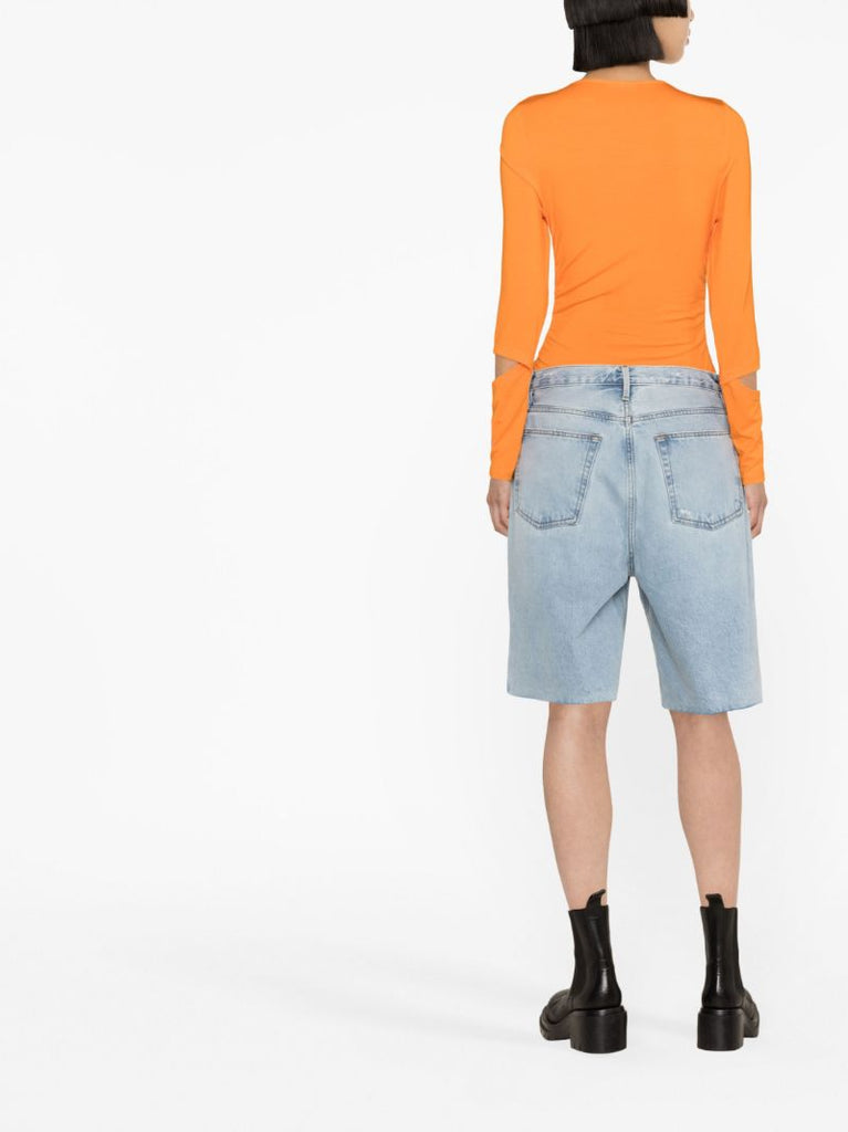 Blue Denim Shorts