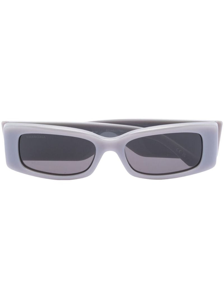 Grey Max Rectangle-frame Sunglasses