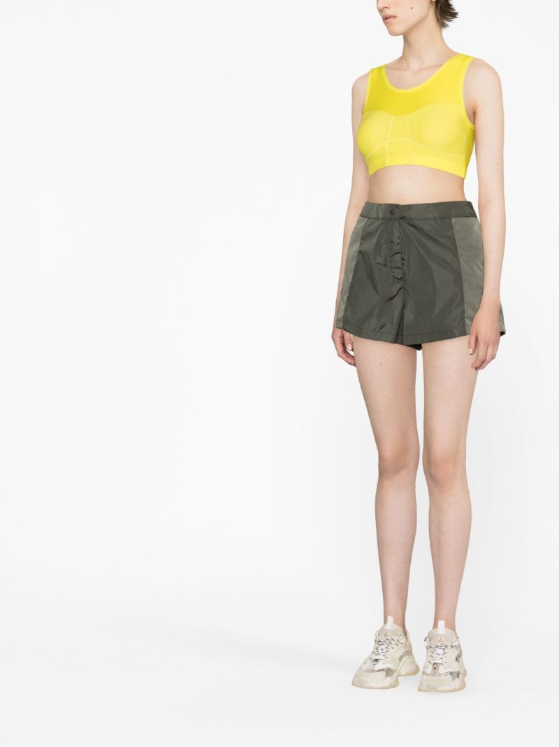 Green Born to Protect Running Shorts