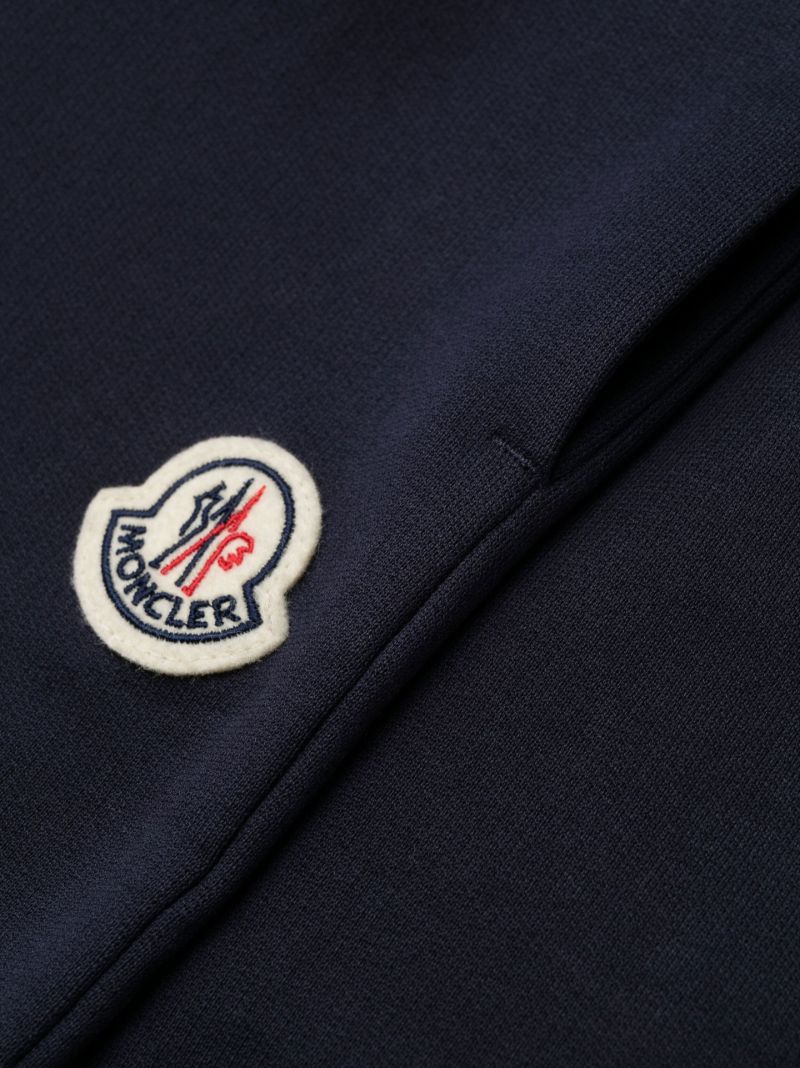 Blue Logo-patch Cotton Track Pants