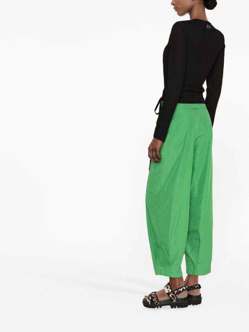 Black Cut-out Neck Top