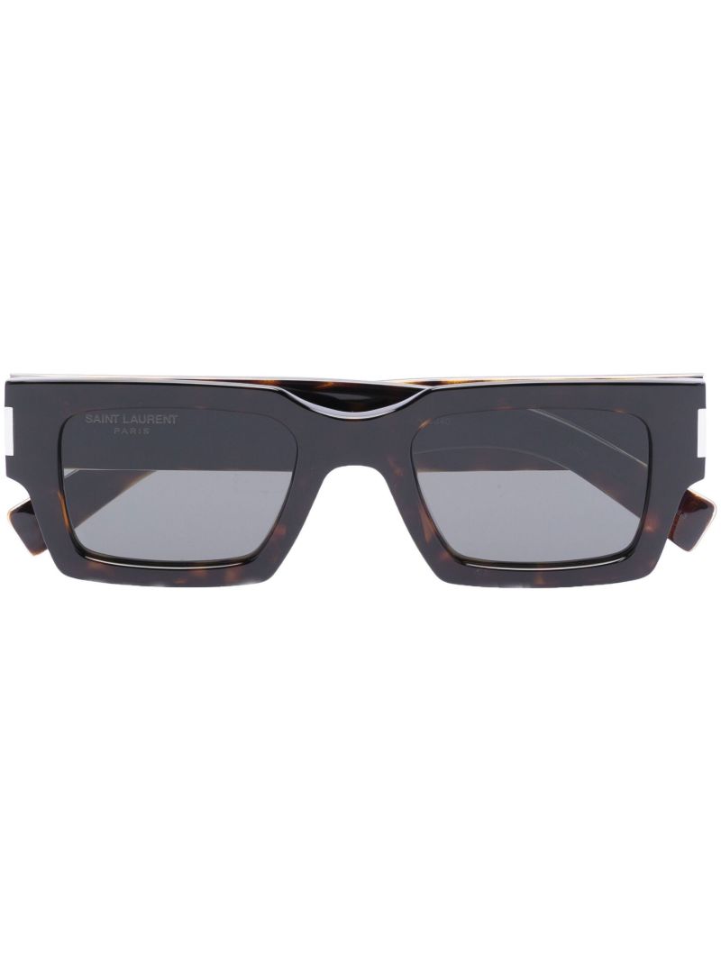 Brown Core Tortoiseshell Square Sunglasses
