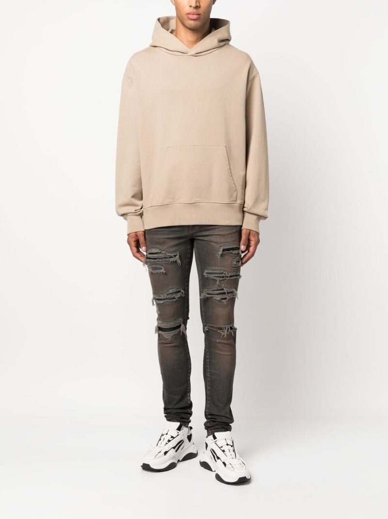 Black Thrasher Ripped Skinny Trousers