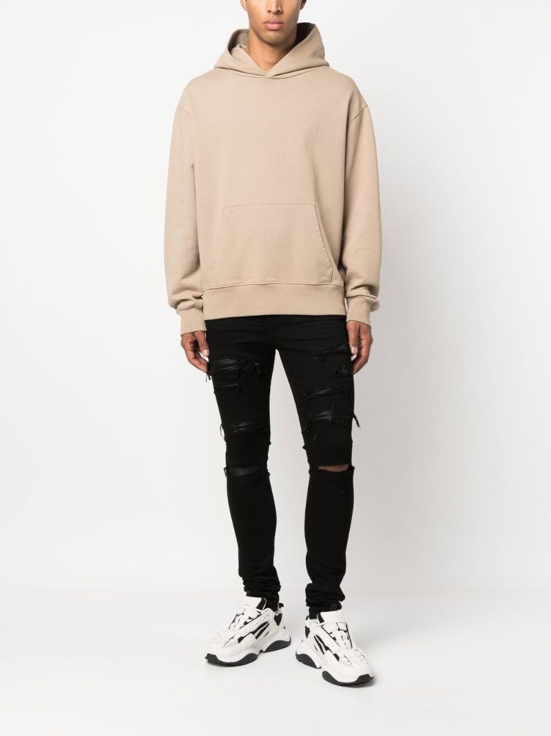 Black Thrasher Ripped Skinny Trousers