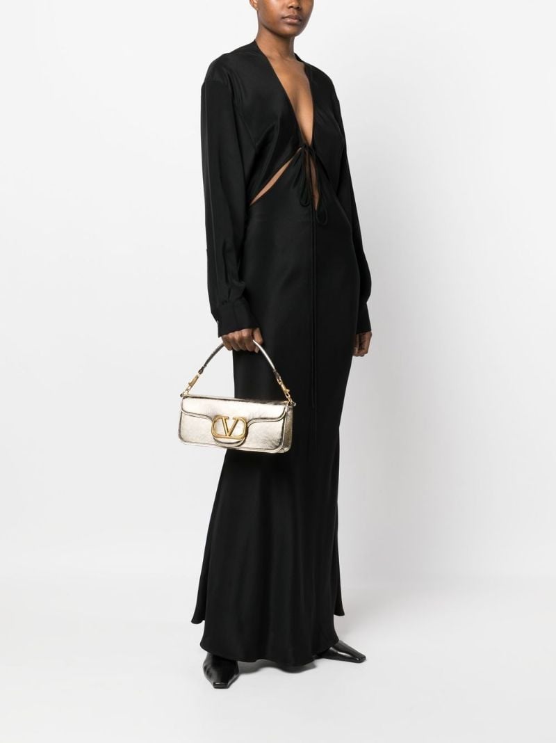 Gold LocÃ_x0083_Â² Leather Shoulder Bag