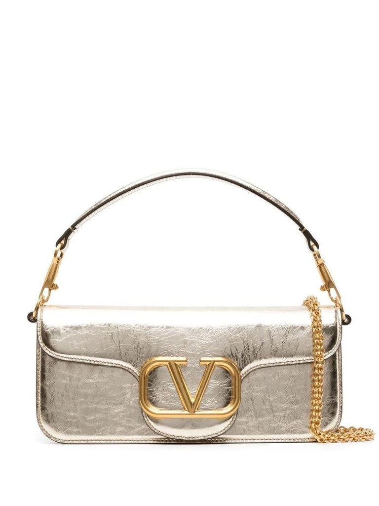 Gold LocÃ_x0083_Â² Leather Shoulder Bag
