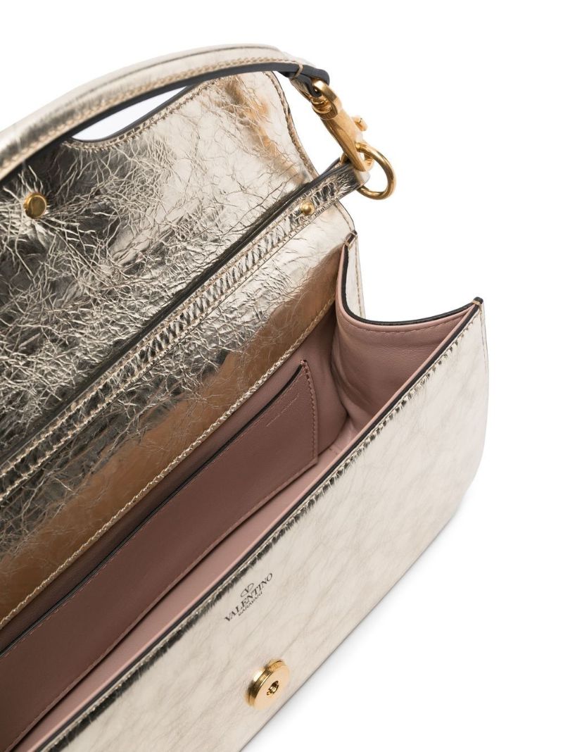 Gold LocÃ_x0083_Â² Leather Shoulder Bag