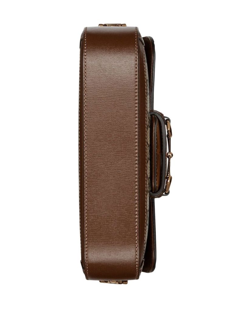 Neutral Mini Horsebit 1955 Shoulder Bag