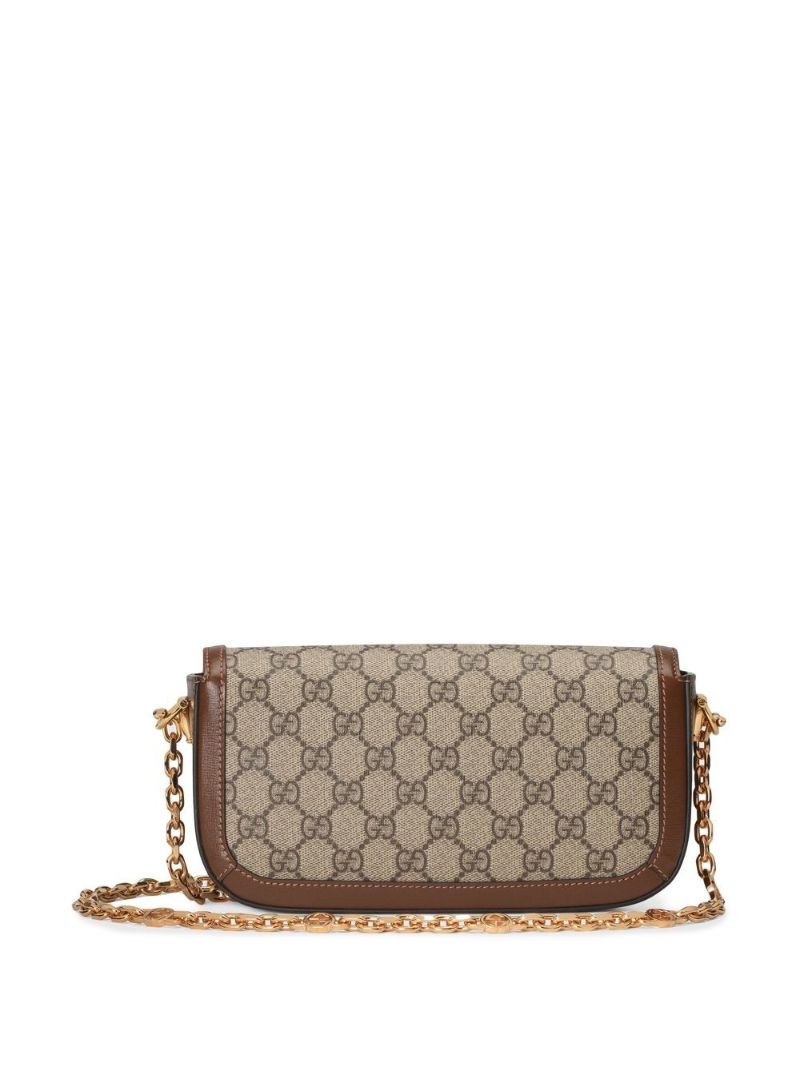 Neutral Mini Horsebit 1955 Shoulder Bag