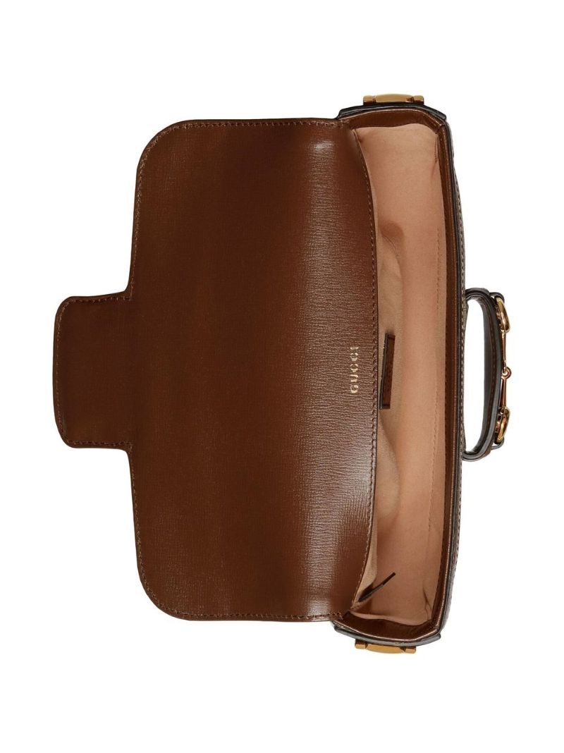 Neutral Mini Horsebit 1955 Shoulder Bag