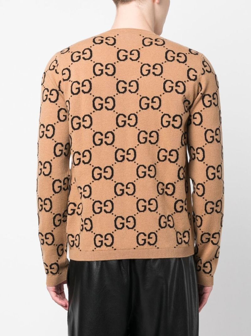 Neutral Gg Wool Sweater