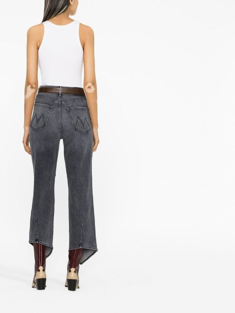 Grey the Dagger Flood Straight Jeans