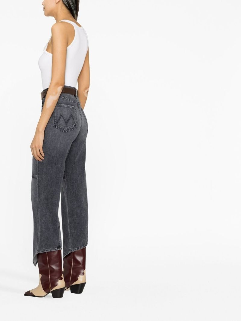 Grey the Dagger Flood Straight Jeans