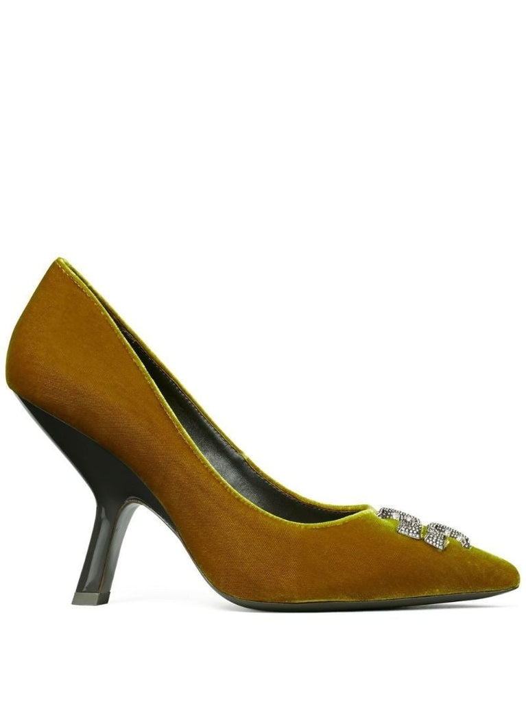 Black Eleanor 100 Leather Pumps
