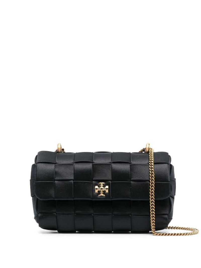 Black Mini Kira Woven Bag