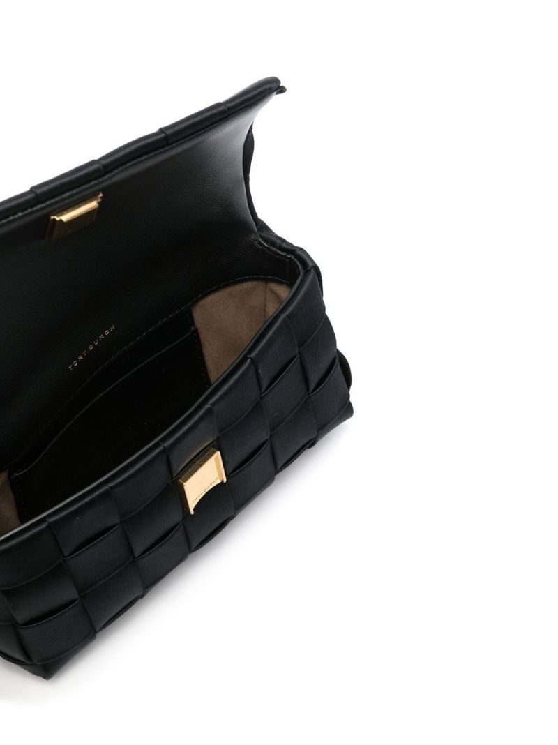 Black Mini Kira Woven Bag