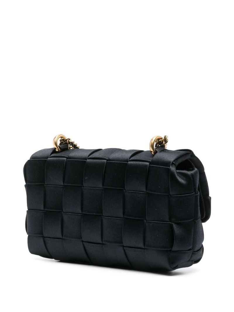 Black Mini Kira Woven Bag