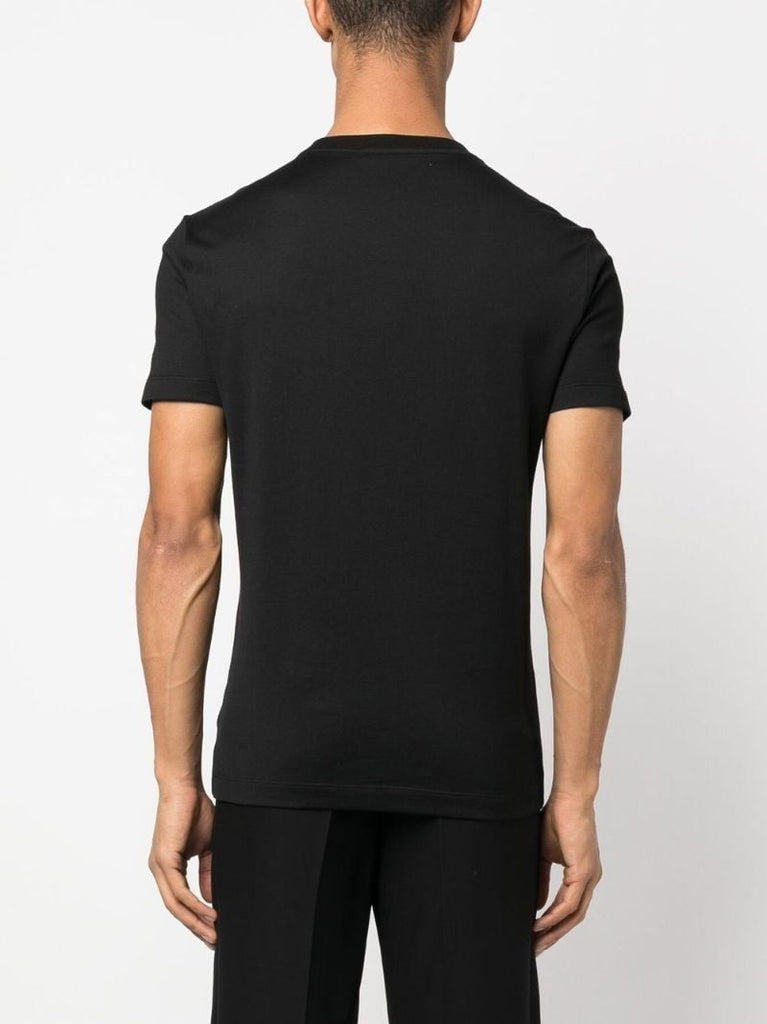 Black Logo Print T-shirt