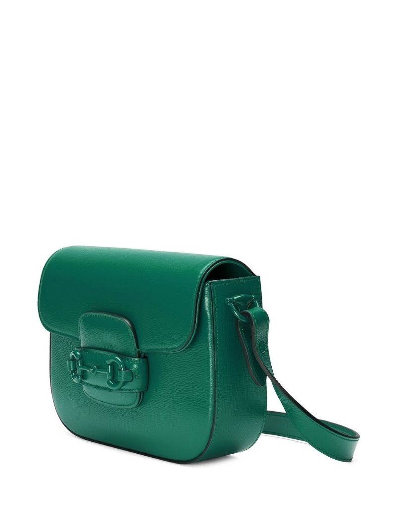 Green Small Horsebit 1955 Crossbody Bag