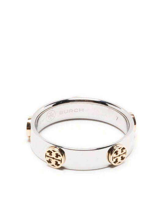 Silver and Gold Tone Miller Stud Ring
