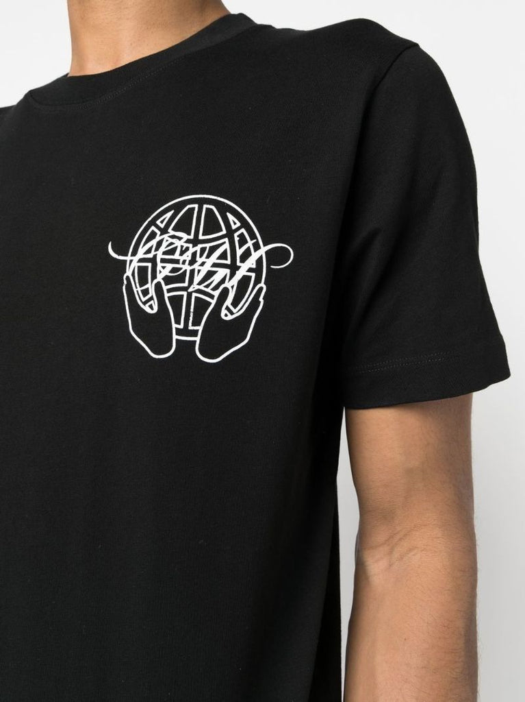 Black Arrows Logo Cotton T-shirt