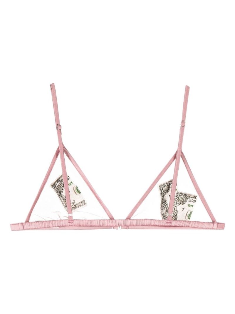 Pink Big Spender Triangle Bra